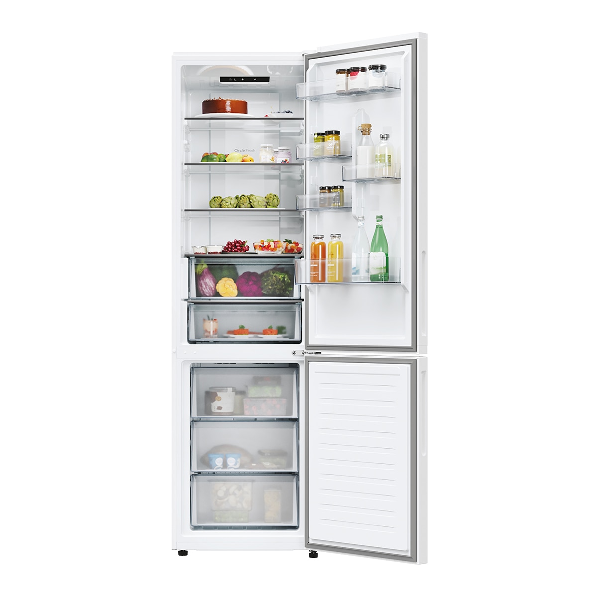 Frigorífico combi Candy Total No Frost Fresco 300 - CNCQ2T620DW Blanco-3