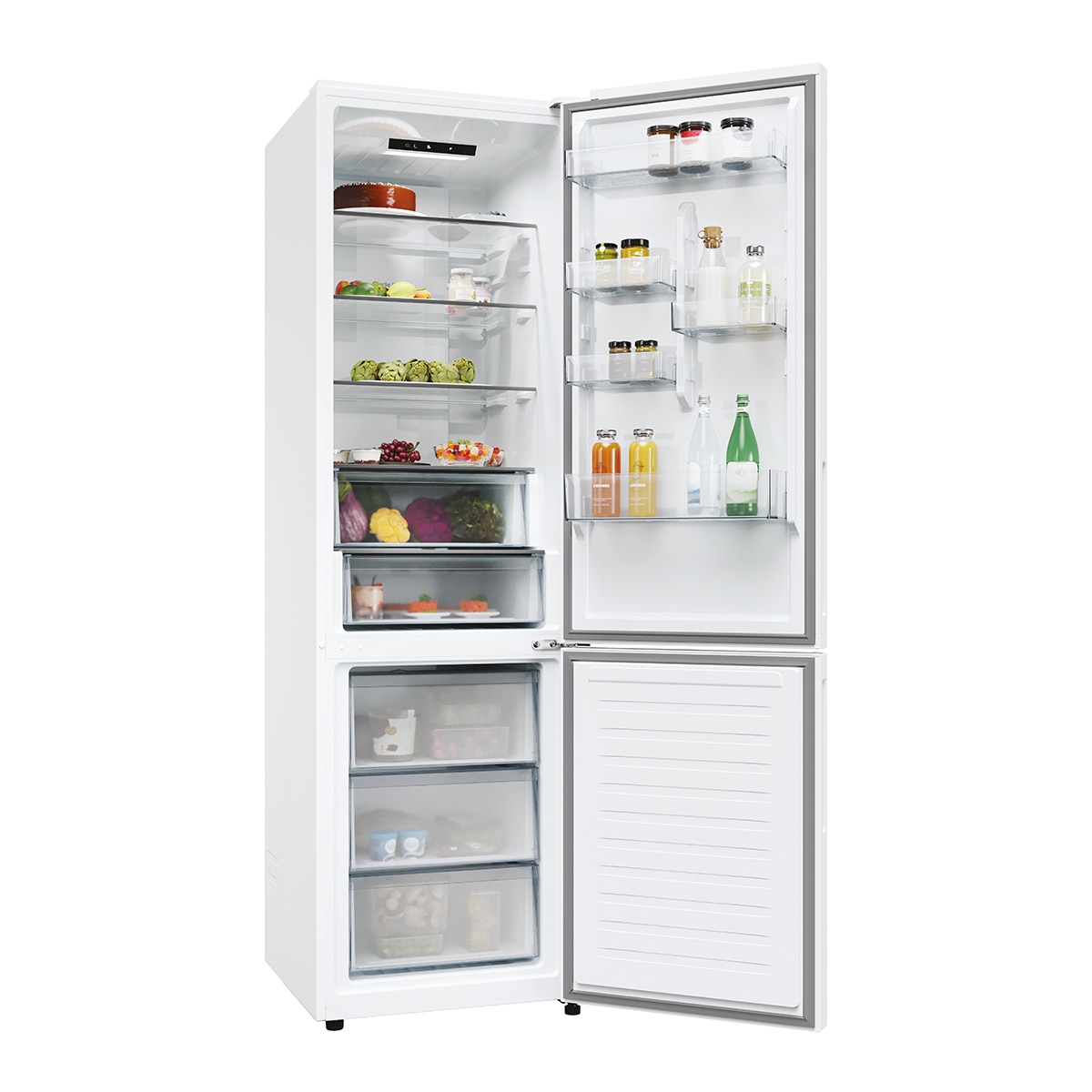 Frigorífico combi Candy Total No Frost Fresco 300 - CNCQ2T620DW Blanco-4