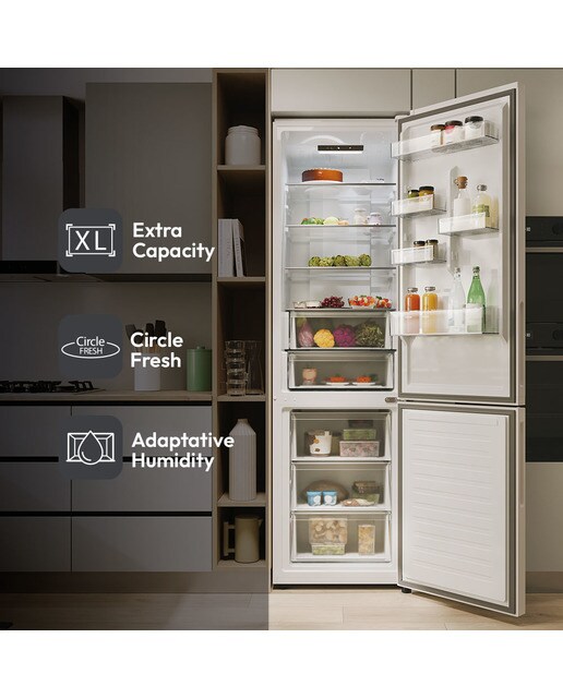 Frigorífico combi Candy Total No Frost Fresco 300 - CNCQ2T620DW Blanco-6