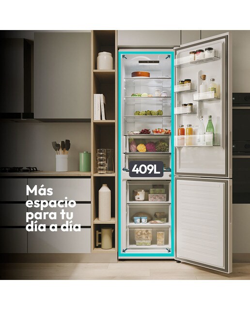 Frigorífico combi Candy Total No Frost Fresco 300 - CNCQ2T620DW Blanco-7