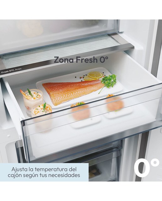 Frigorífico combi Candy Total No Frost Fresco 300 - CNCQ2T620DW Blanco-9