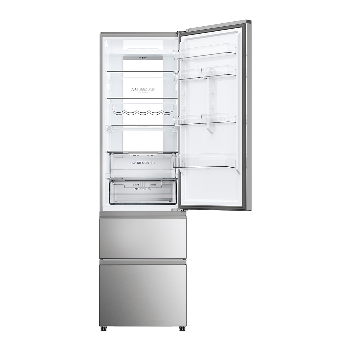 Frigorífico Combi Haier Total No Frost 3D 60 Series 7 Pro - HTW7620ANMG Inox-4