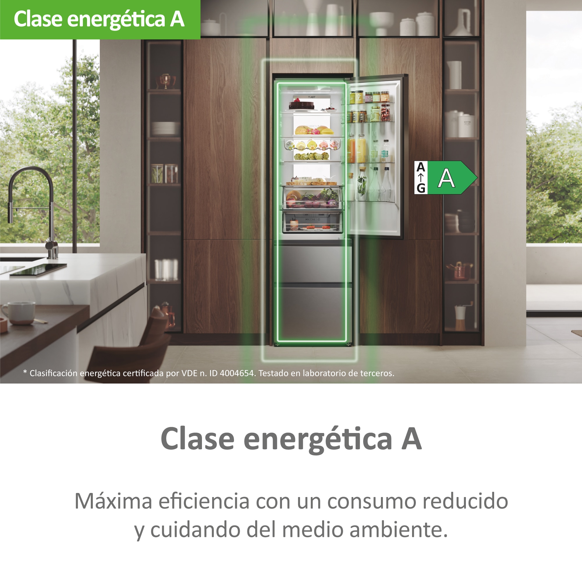 Frigorífico Combi Haier Total No Frost 3D 60 Series 7 Pro - HTW7620ANMG Inox-8