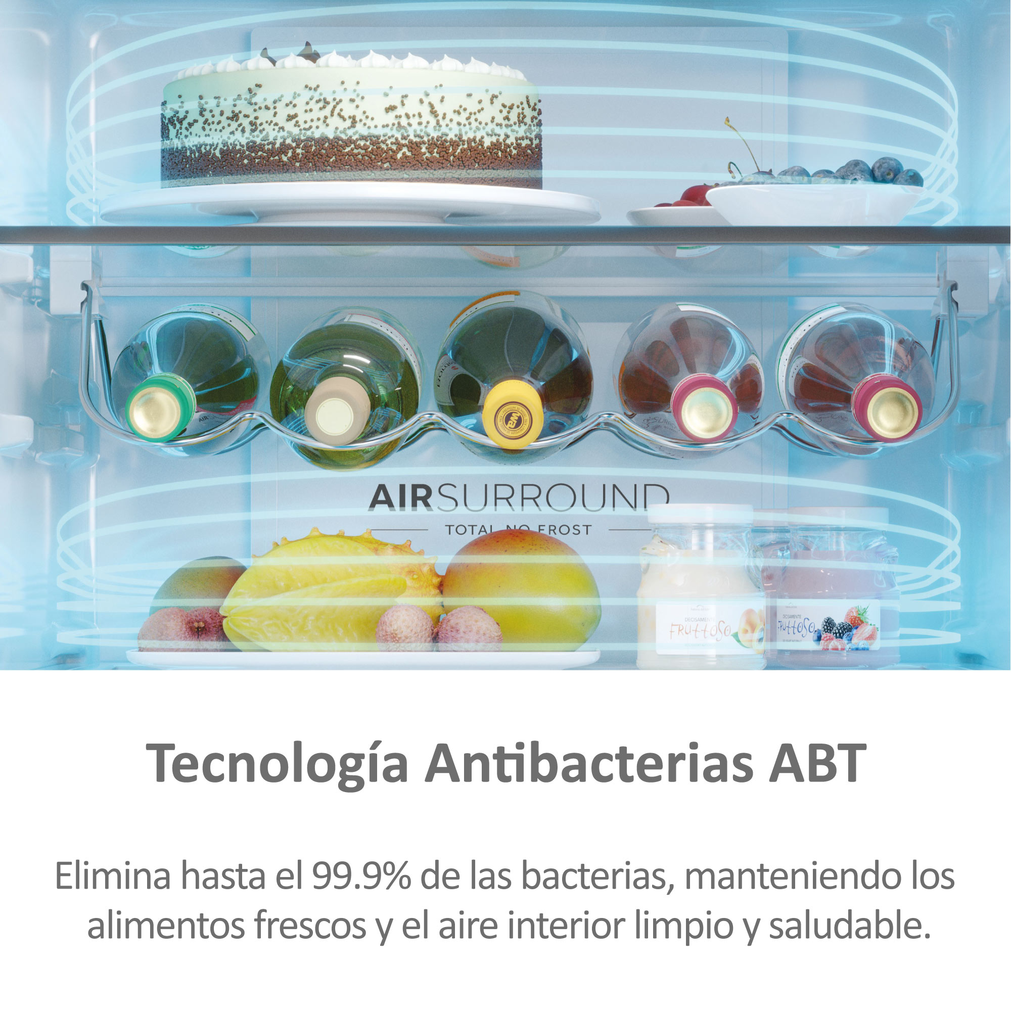 Frigorífico Combi Haier Total No Frost 3D 60 Series 7 Pro - HTW7620ANMG Inox-15