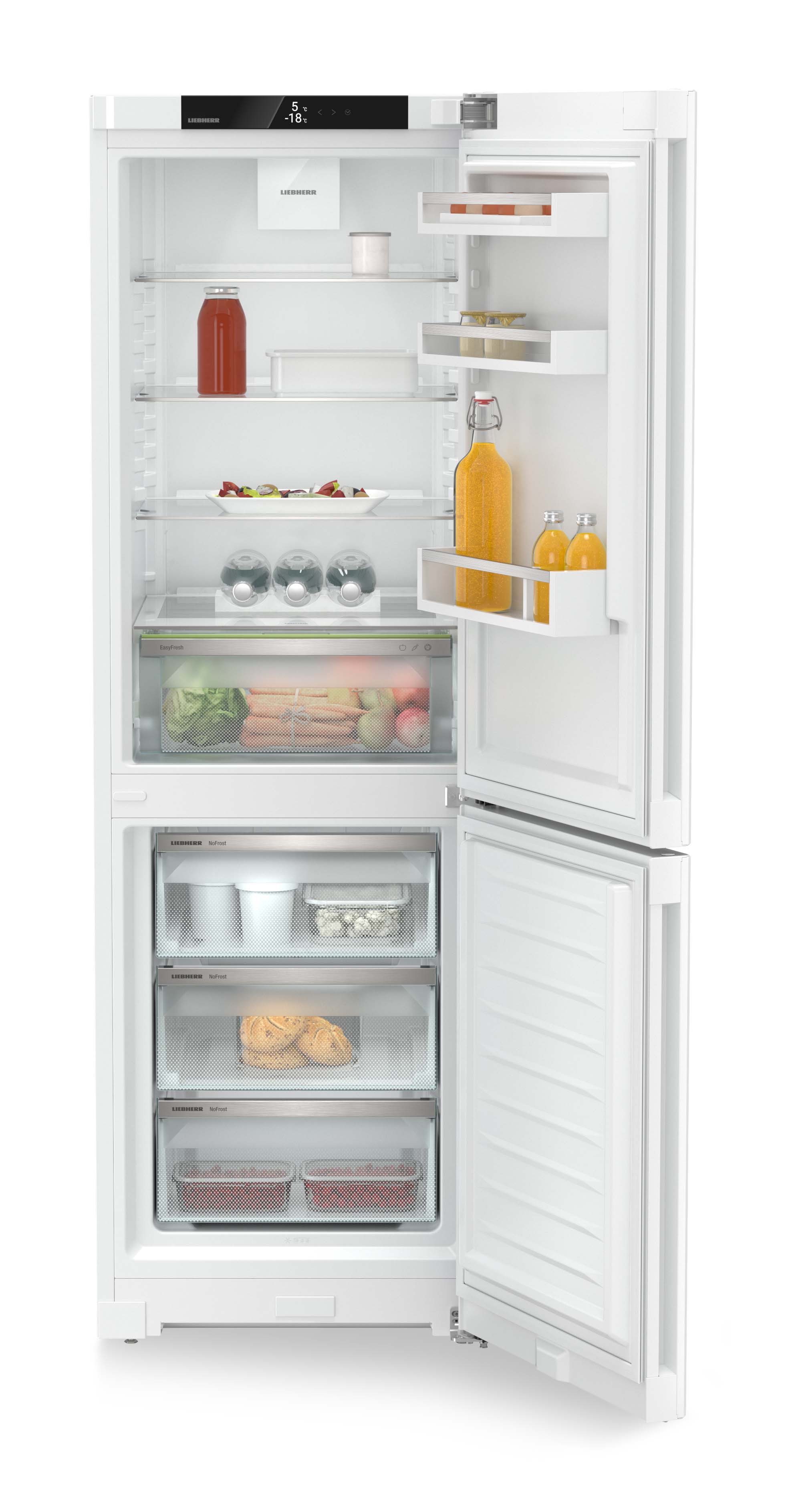 Frigorífico combi Liebherr EasyFresh y NoFrost - CNd 5203 Blanco-3