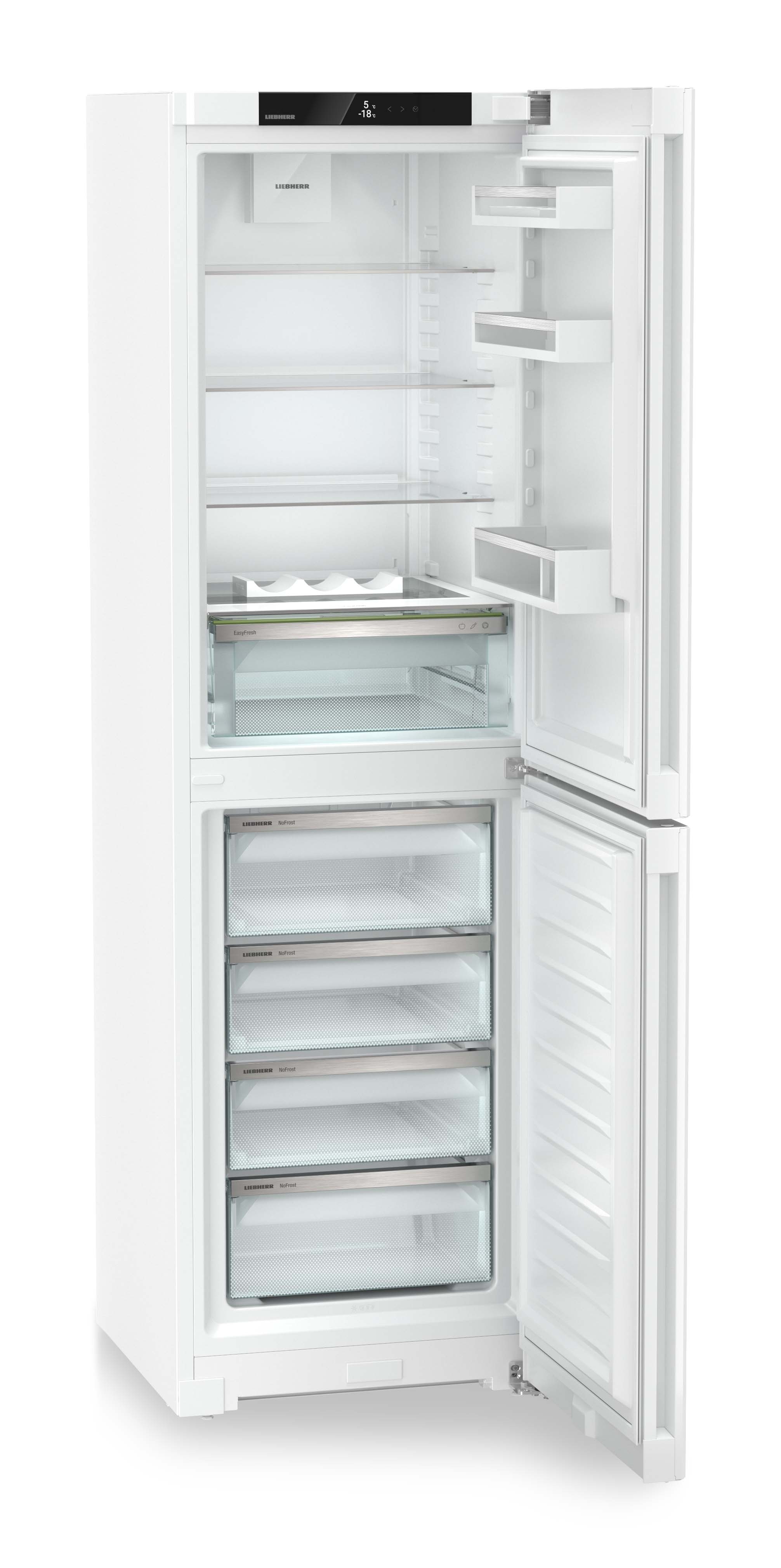 Frigorifíco combi Liebherr con EasyFresh y NoFrost -CNd 5704 Blanco-5