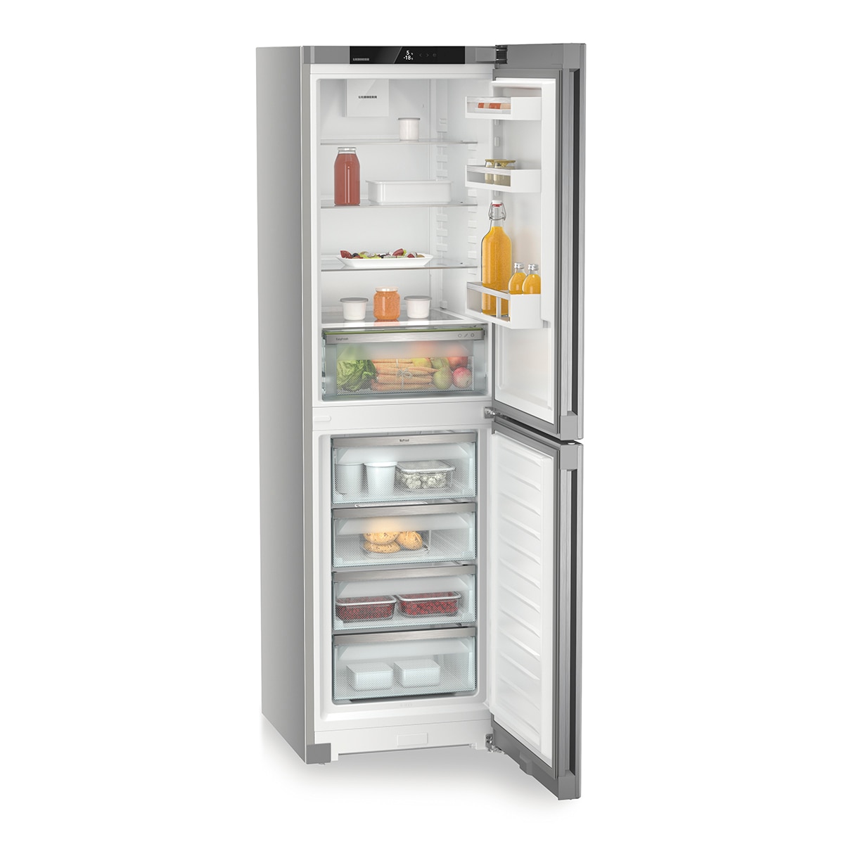 Frigorifíco Combinado Liebherr CNsfd 5704 com EasyFresh e NoFrost de 201,5 cm - Inox Inox-8