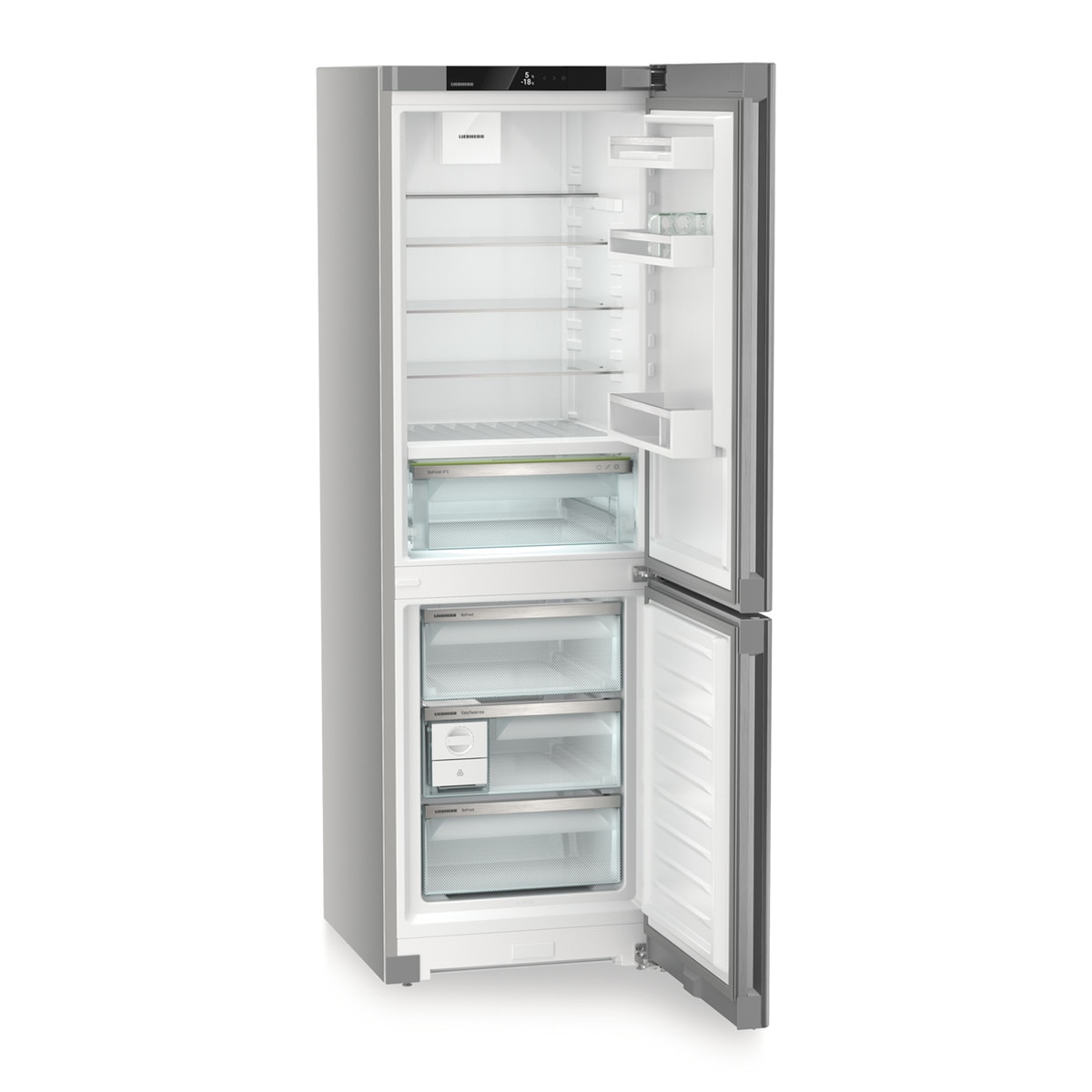 Frigorífico Combi Liebherr, No Frost, Dual Cooling SteelFinish - CBNsfc 5223 Steelfinish-4