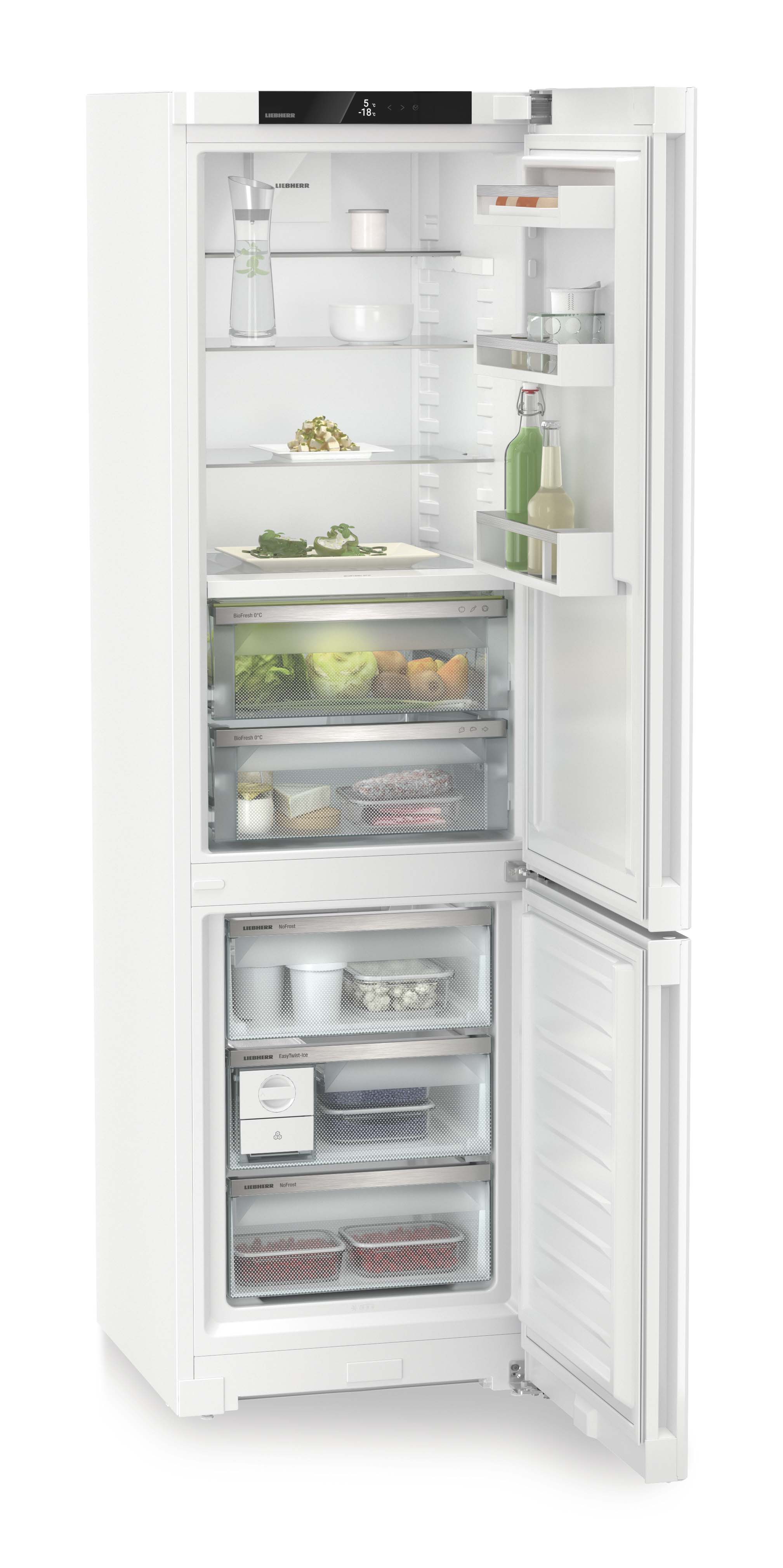 Frigorifíco combi Liebherr con BioFresh y NoFrost -CBNc 5723 Blanco-4