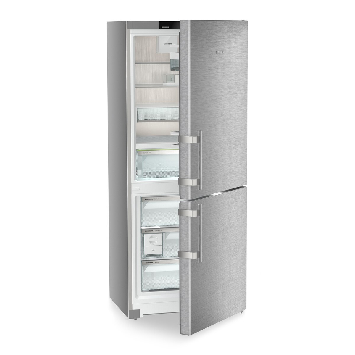 Frigorífico combi Liebherr con EasyFresh y Total NoFrost -CBNsdc765i Inox-3