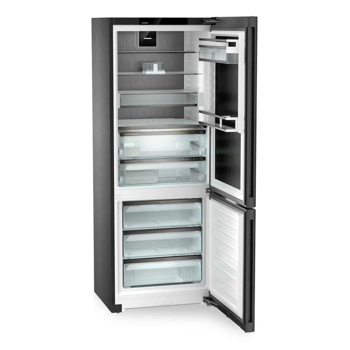 Frigorífico Combi Liebherr, No Frost, Dual Cooling, VarioTemp BlackSteel - CBNbsc 778i BlackSteel-5