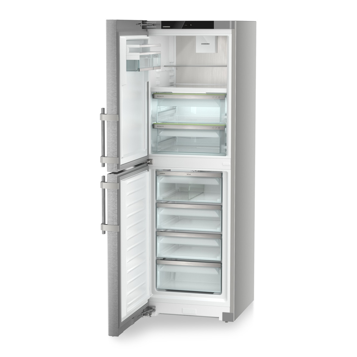 Frigorífico combi Liebherr con EasyFresh y Total NoFrost -SBNsdd526i Inox-5
