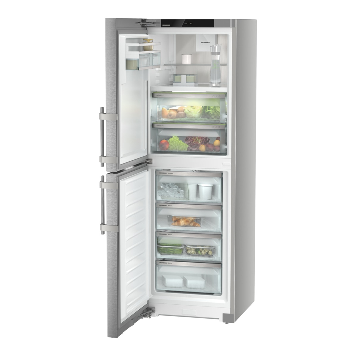 Frigorífico combi Liebherr con EasyFresh y Total NoFrost -SBNsdd526i Inox-6