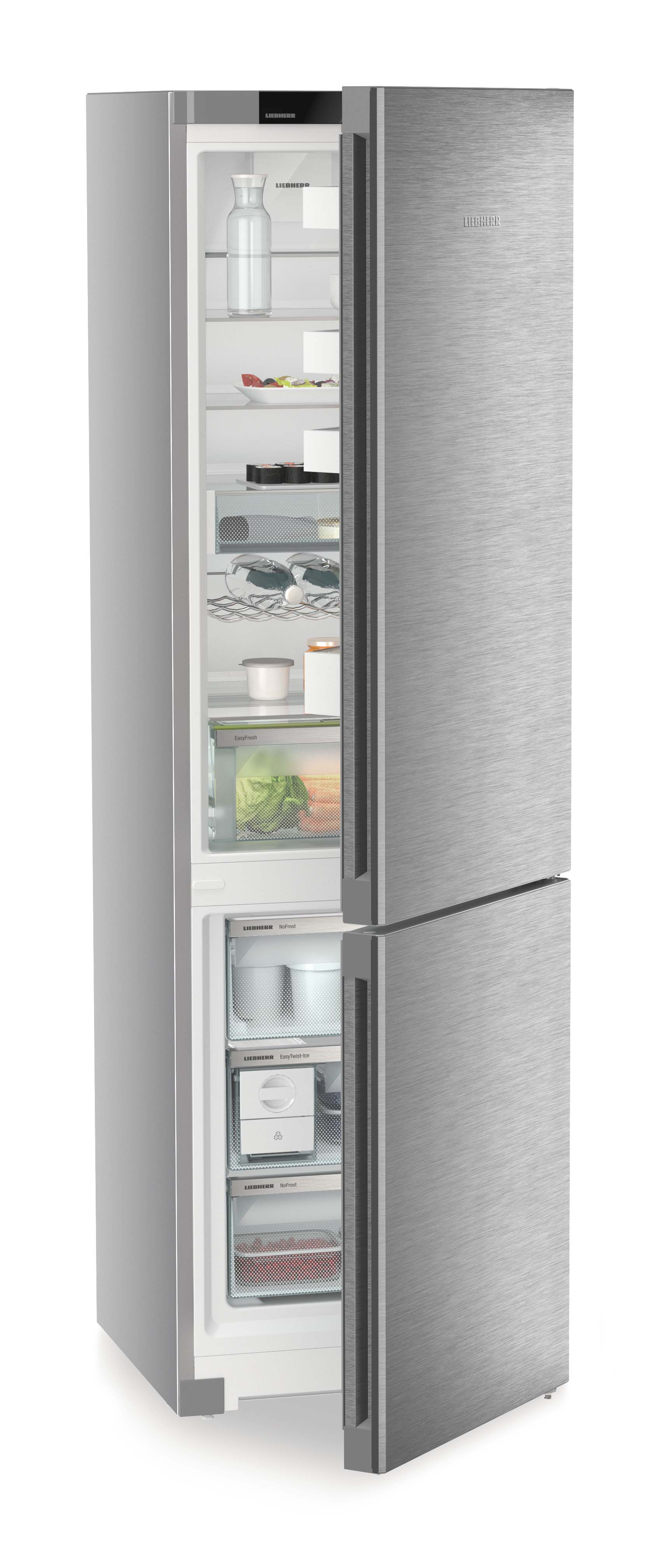 Frigorífico combi Liebherr con EasyFresh y NoFrost - CNsda 5723 Acero-4