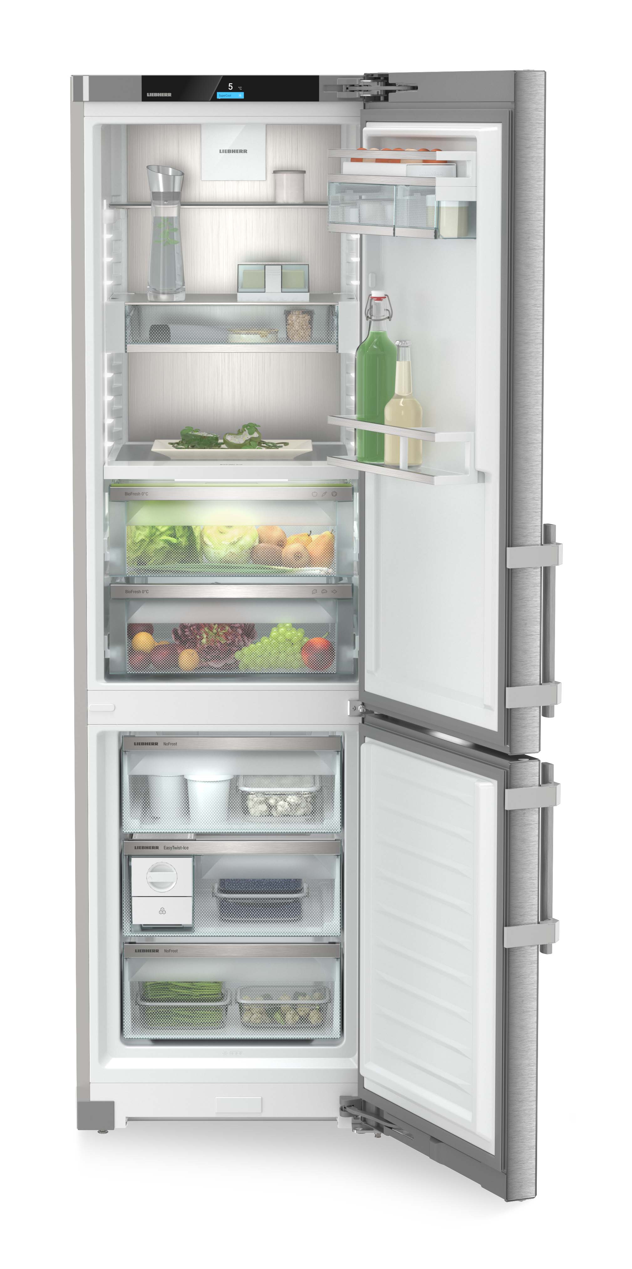 Frigorifíco combi Liebherr con BioFresh y NoFrost -CBNsda 575i Inox-3