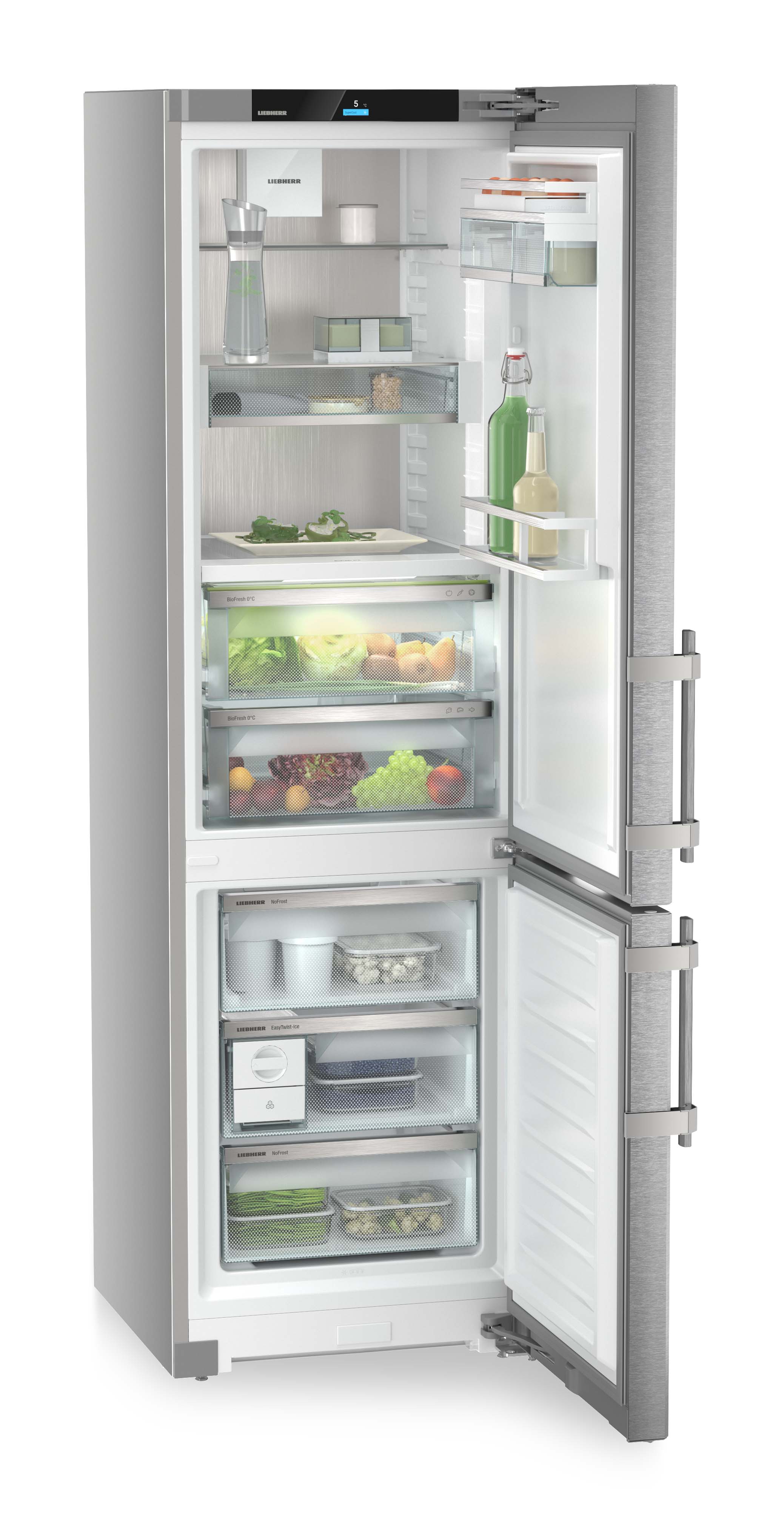 Frigorifíco combi Liebherr con BioFresh y NoFrost -CBNsda 575i Inox-5