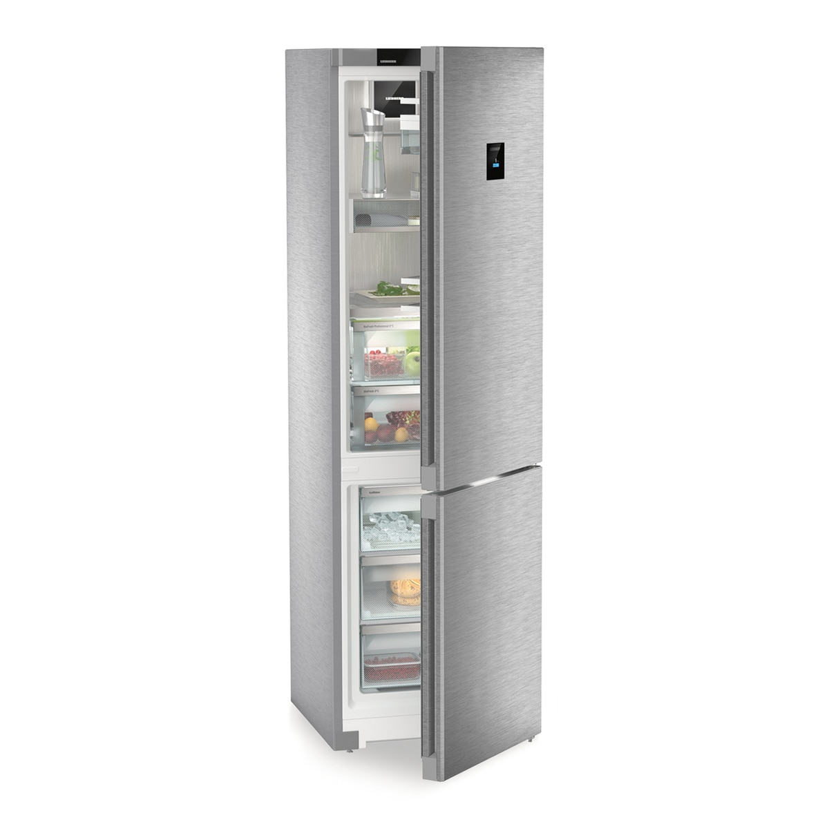 Frigorífico Combi Liebherr, No Frost, con dispensador de agua y hielo Acero Inox - CBNstb 579i Acero Inox-3