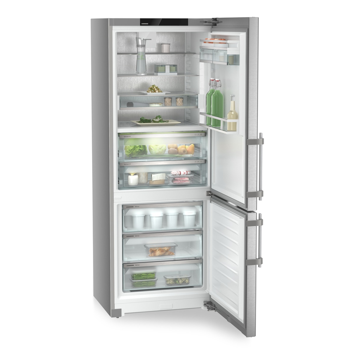 Frigorífico Combi Liebherr, No Frost, BioFresh, VarioTemp Acero Inox - CBNsda 775i Acero Inox-6