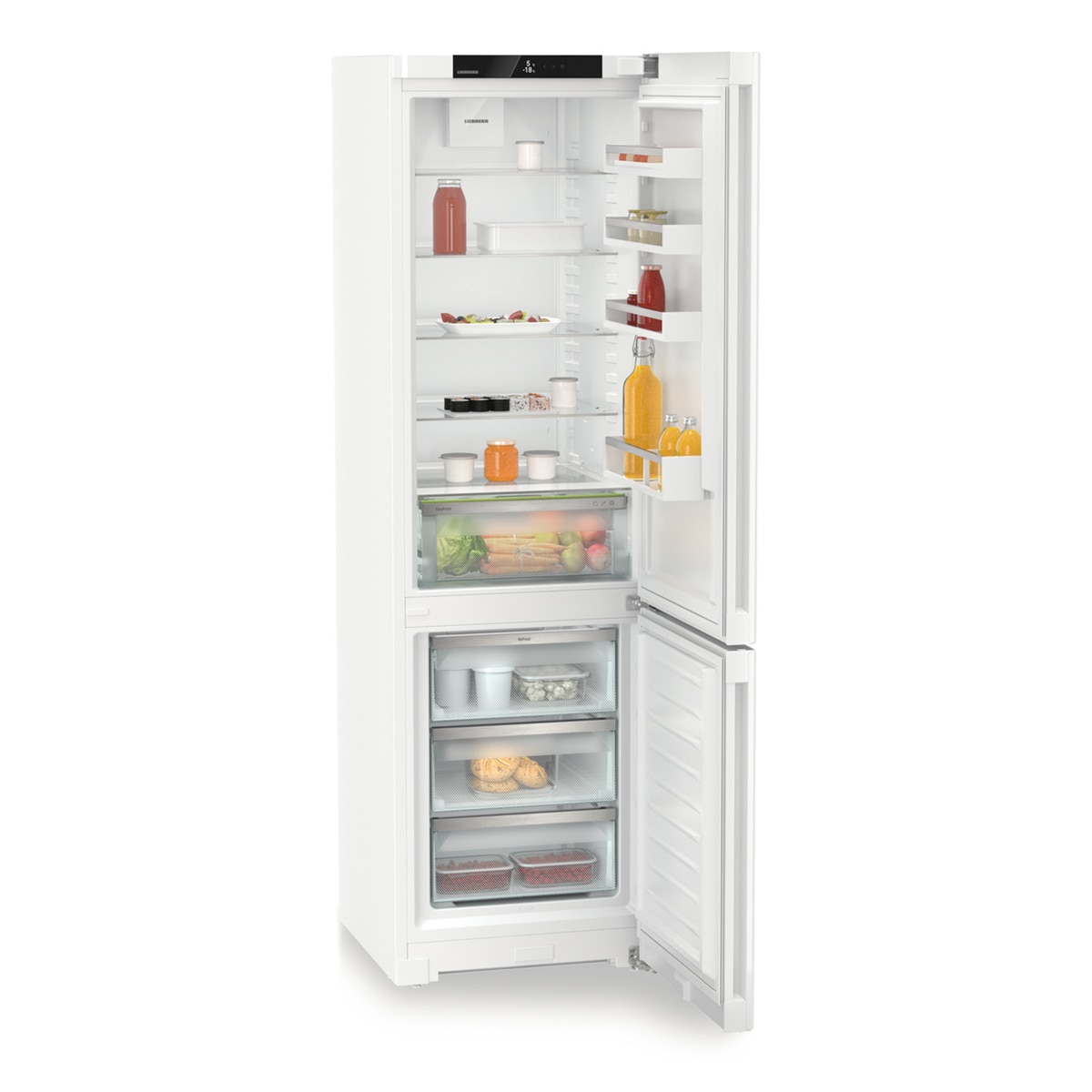 Frigorífico combi Liebherr con EasyFresh y congelador NoFrost - CNd 5703 Blanco-6