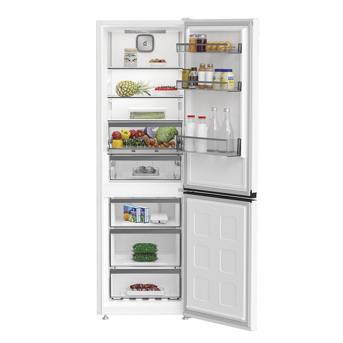 Frigorífico combi Whirlpool Dual No Frost 6º  sentido - WHK 25364 W4E Blanco-4