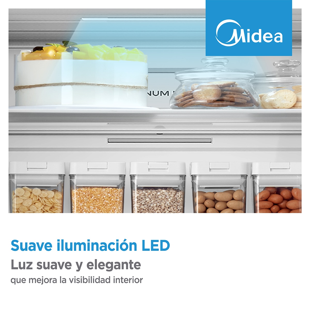 Frigorífico Combi Midea Space Master 443L No frost - MDRB600MME46 Inox-12