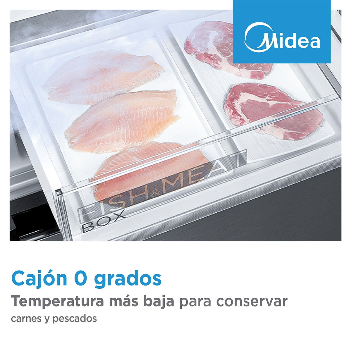 Frigorífico Combi Midea Space Master 443L No frost - MDRB600MME46 Inox-13