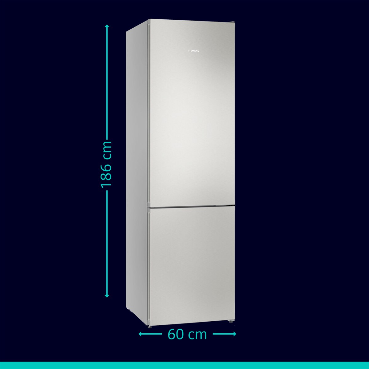 Frigorífico Combi Siemens, 203 x 60 cm - KG39N2IAG Acero antihuellas-2