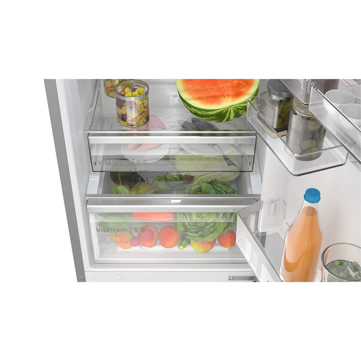 Frigorífico Combi Bosch, Total No Frost, 203 x 60cm - KGN39AIAU Acero antihuellas-8
