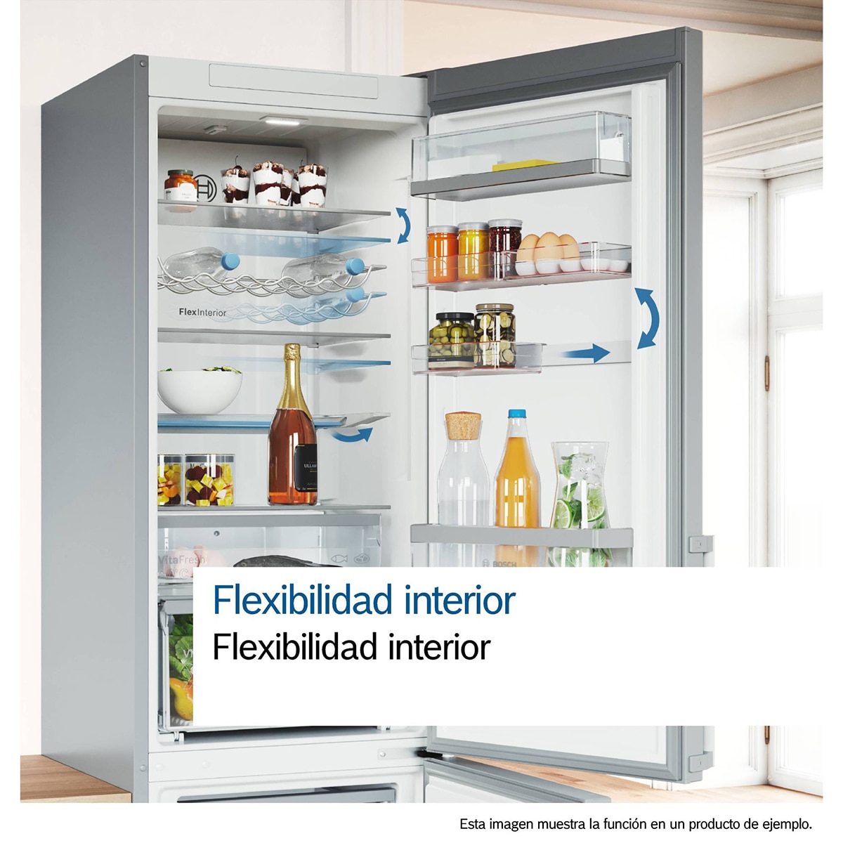 Frigorífico Combi Bosch, Total No Frost, 203 x 60cm - KGN39AIAU Acero antihuellas-12