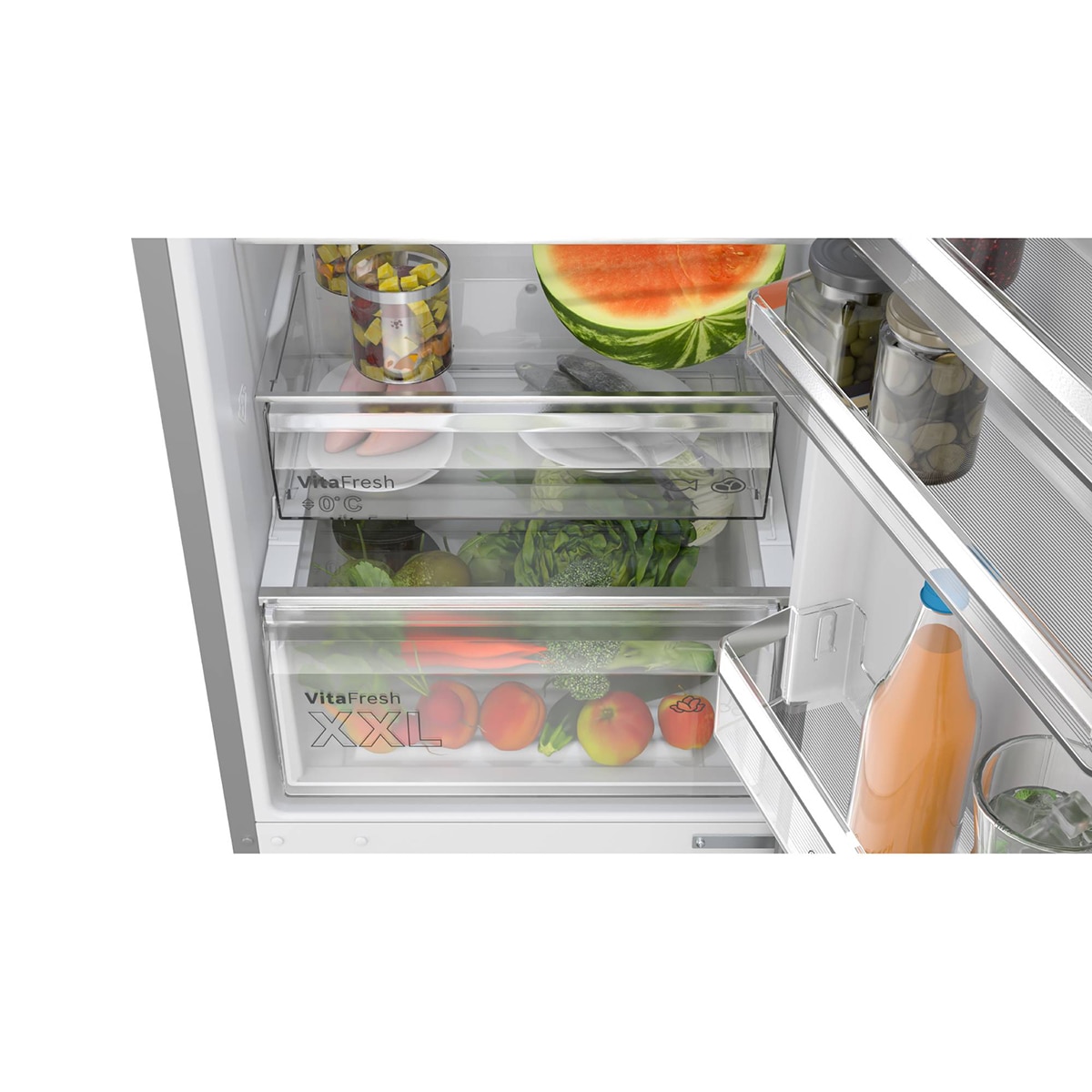 Frigorífico Combi Bosch, Total No Frost, 203 x 60cm - KGN392I1F Acero antihuellas-7