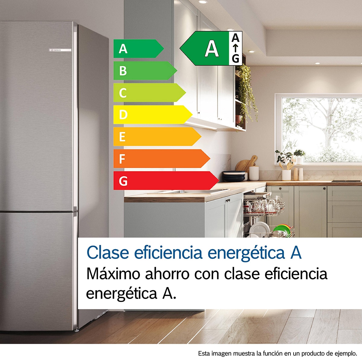 Frigorífico Combi Bosch, Total No Frost, 203 x 60cm - KGN392LAG Acero antihuellas-10