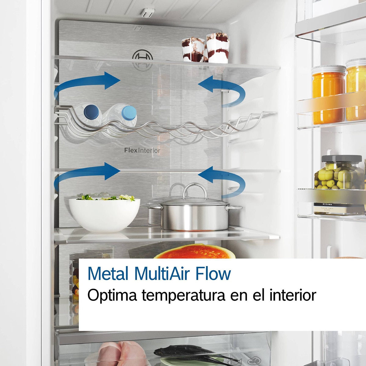 Frigorífico Combi Bosch, Total No Frost, 203 x 60cm - KGN392XCF Acero negro-11