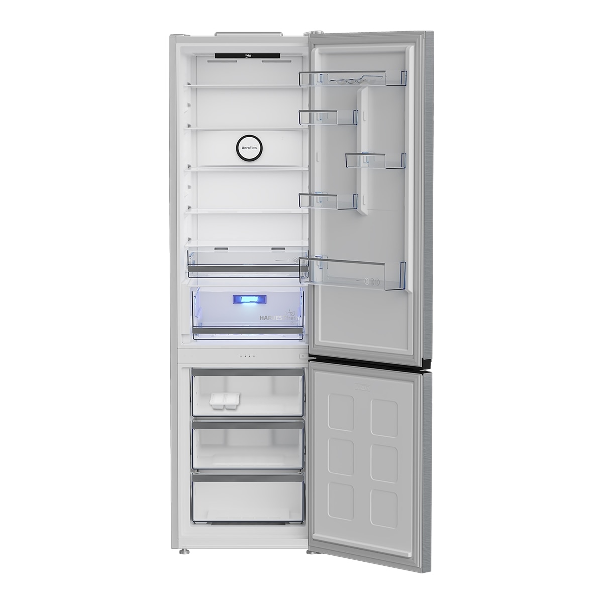 Frigorífico Combi Beko Neo Frost, Compresor ProSmart Inverter - B3RCNE415HXB1 Inox-3