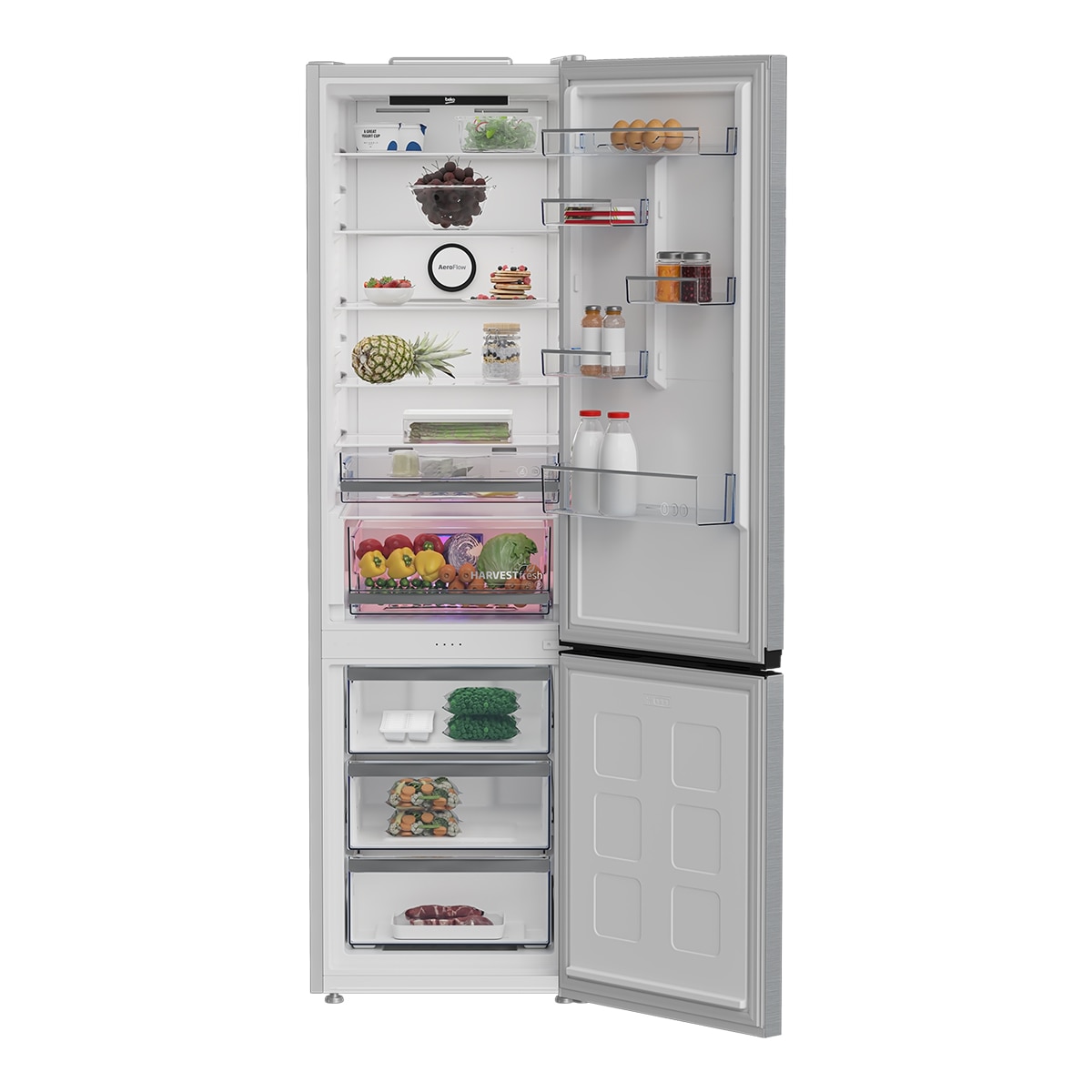 Frigorífico Combi Beko Neo Frost, Compresor ProSmart Inverter - B3RCNE415HXB1 Inox-7
