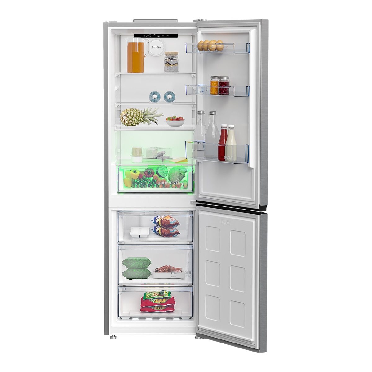 Frigorífico Combi Beko Neo Frost, Compresor ProSmart Inverter - B5XRCNE366 HXB Inox-2
