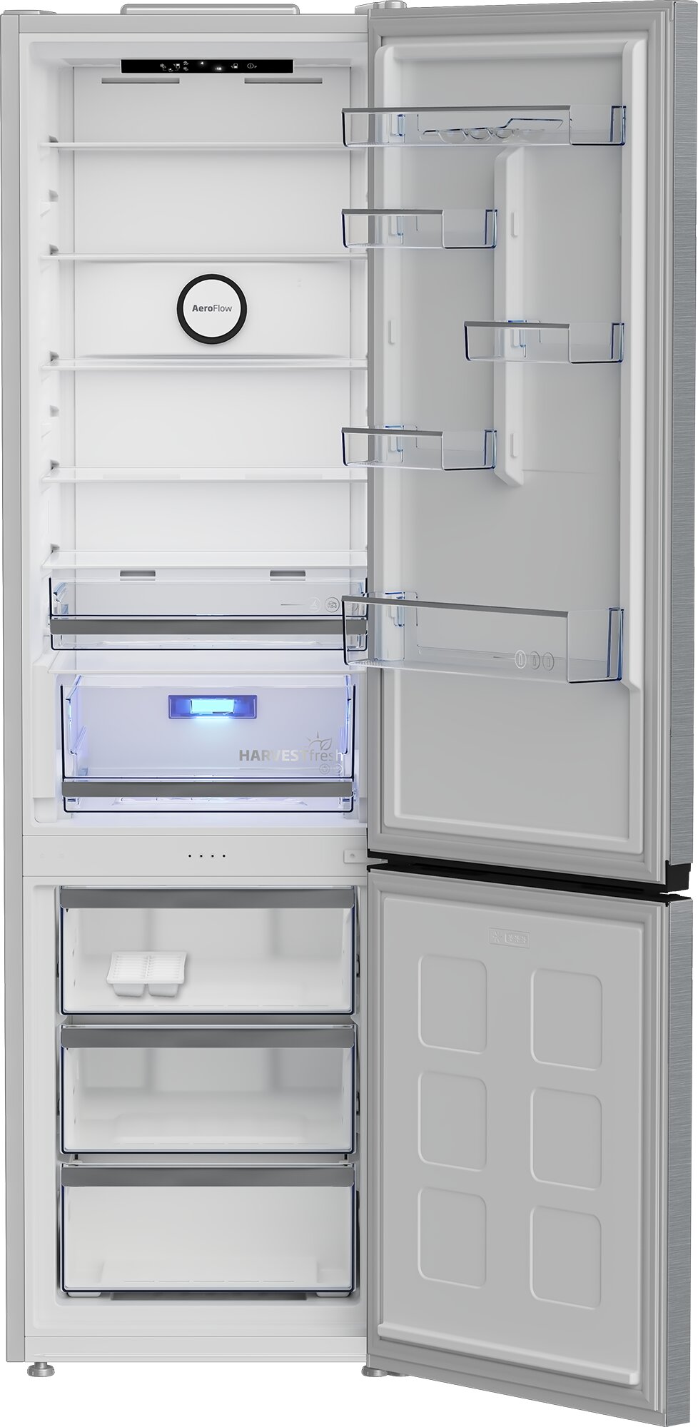 Frigorífico Combi Beko Neo Frost, Compresor ProSmart Inverter - B5RCNE416HXB Inox-3