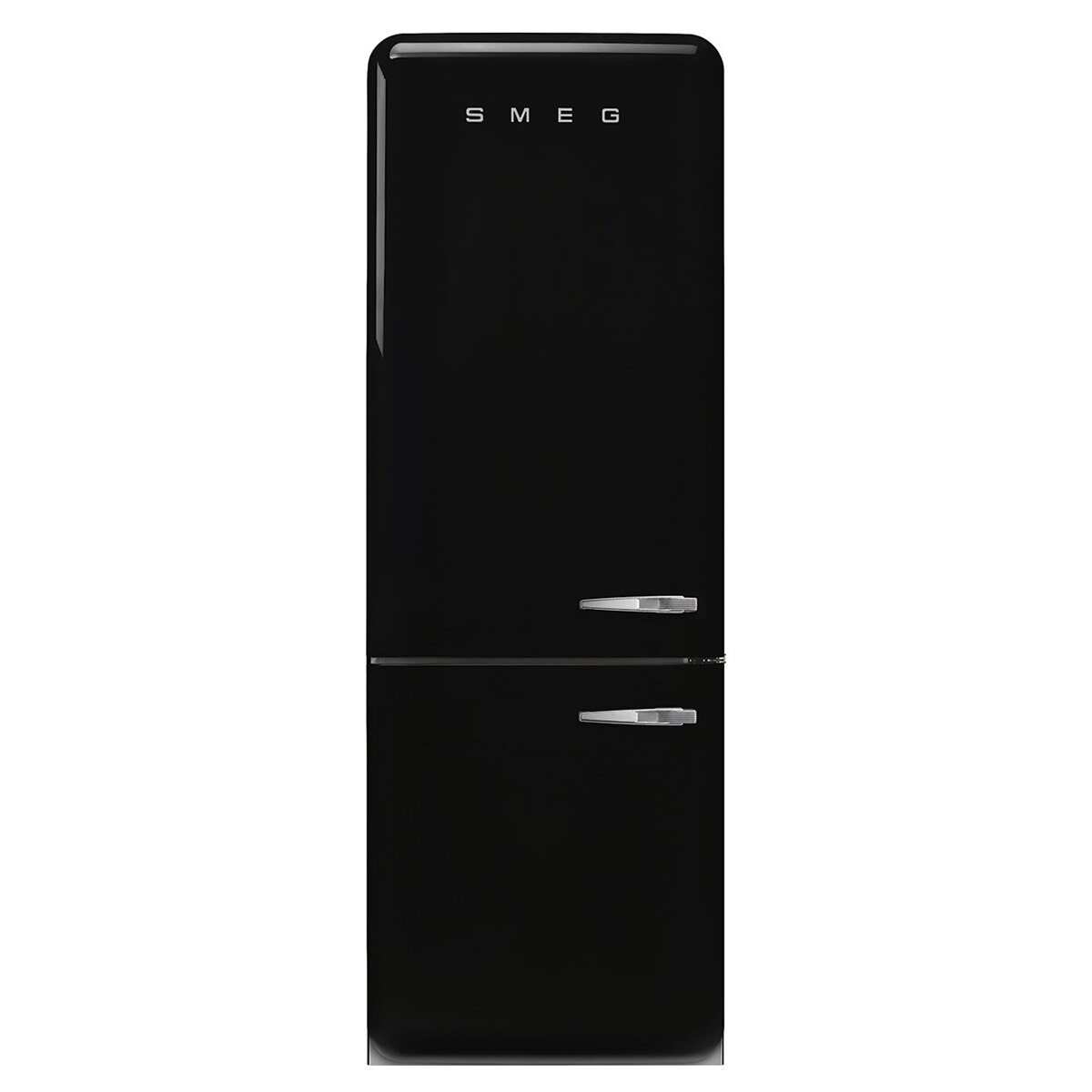 Smeg – Frigorífico Combi Smeg Total No Frost, 481 litros, Negro, apertura a la izquierda – FAB38LBL6.