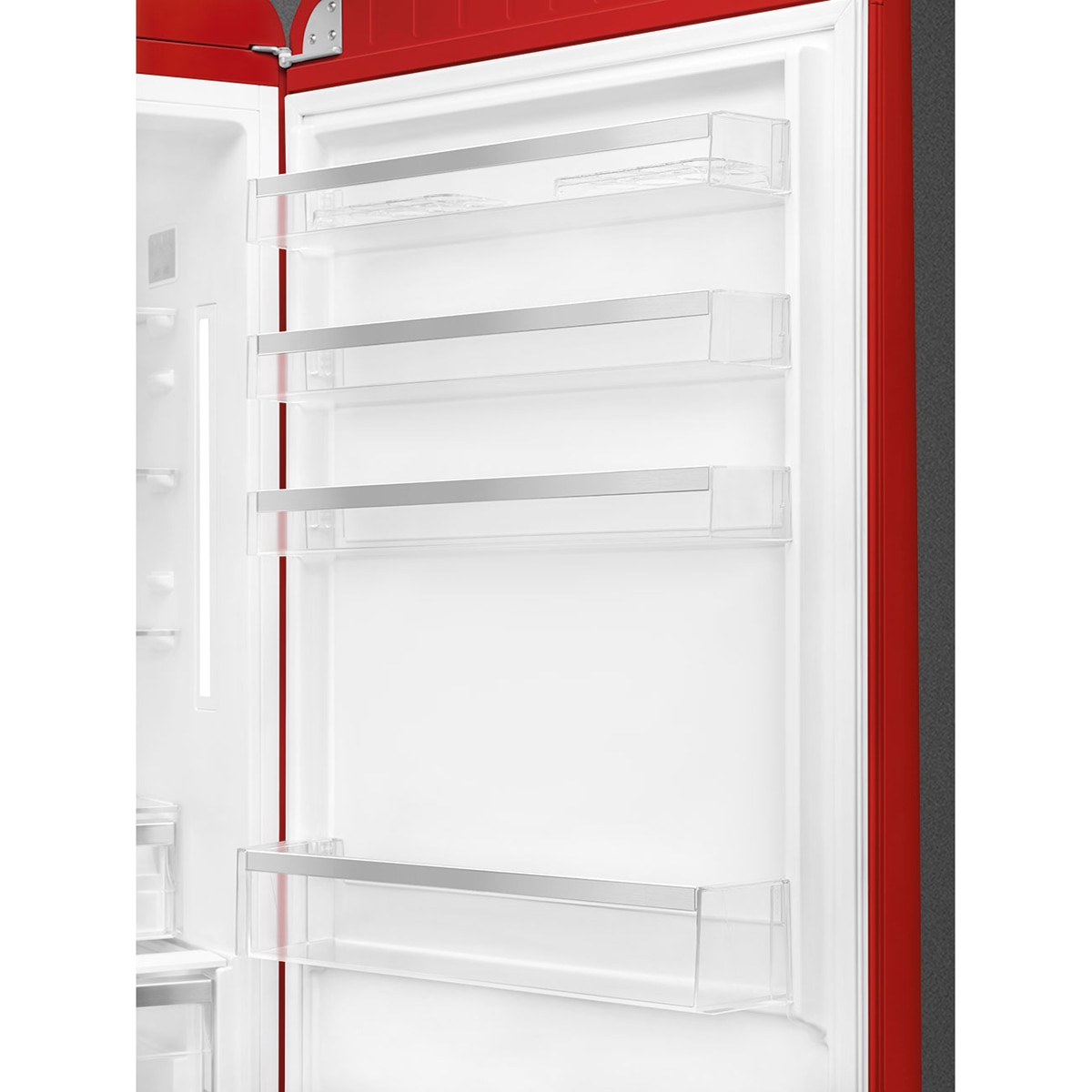Frigorífico Combi Smeg Total No Frost, 481 litros, Rojo, apertura a la derecha - FAB38RRD6 Rojo-8
