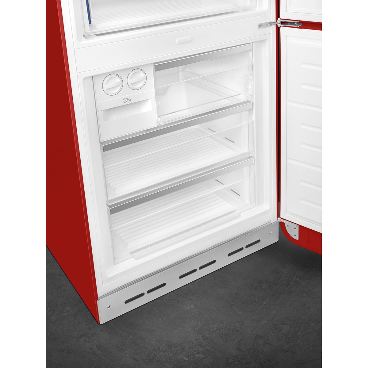 Frigorífico Combi Smeg Total No Frost, 481 litros, Rojo, apertura a la derecha - FAB38RRD6 Rojo-9