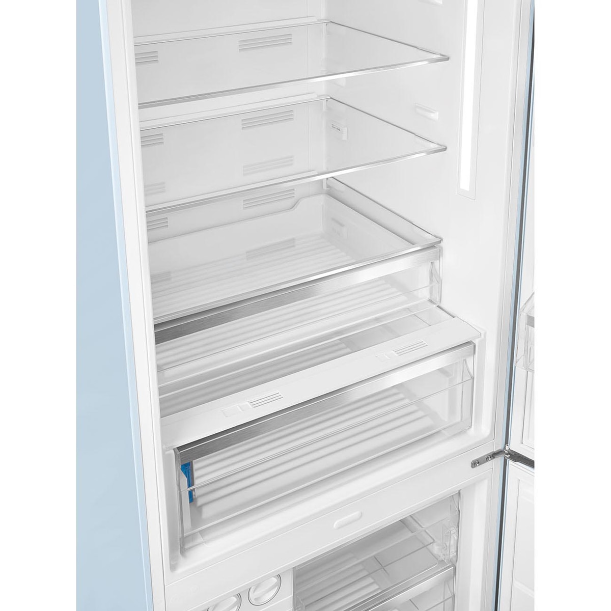 Frigorífico Combi Smeg Total No Frost, 481 litros, Azul, apertura a la derecha - FAB38RPB6 Azul Cielo-13