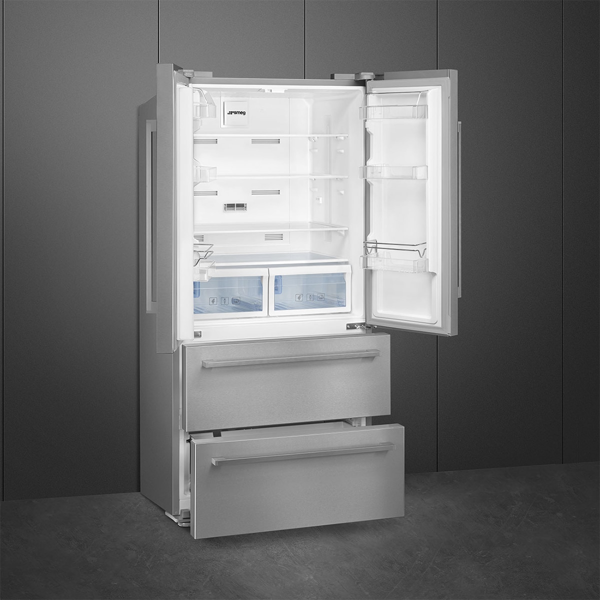 Frigorífico Americano Smeg, 4 puertas, No Frost, 539 litros, Look Inox - FQ55FXDE LookInox-5