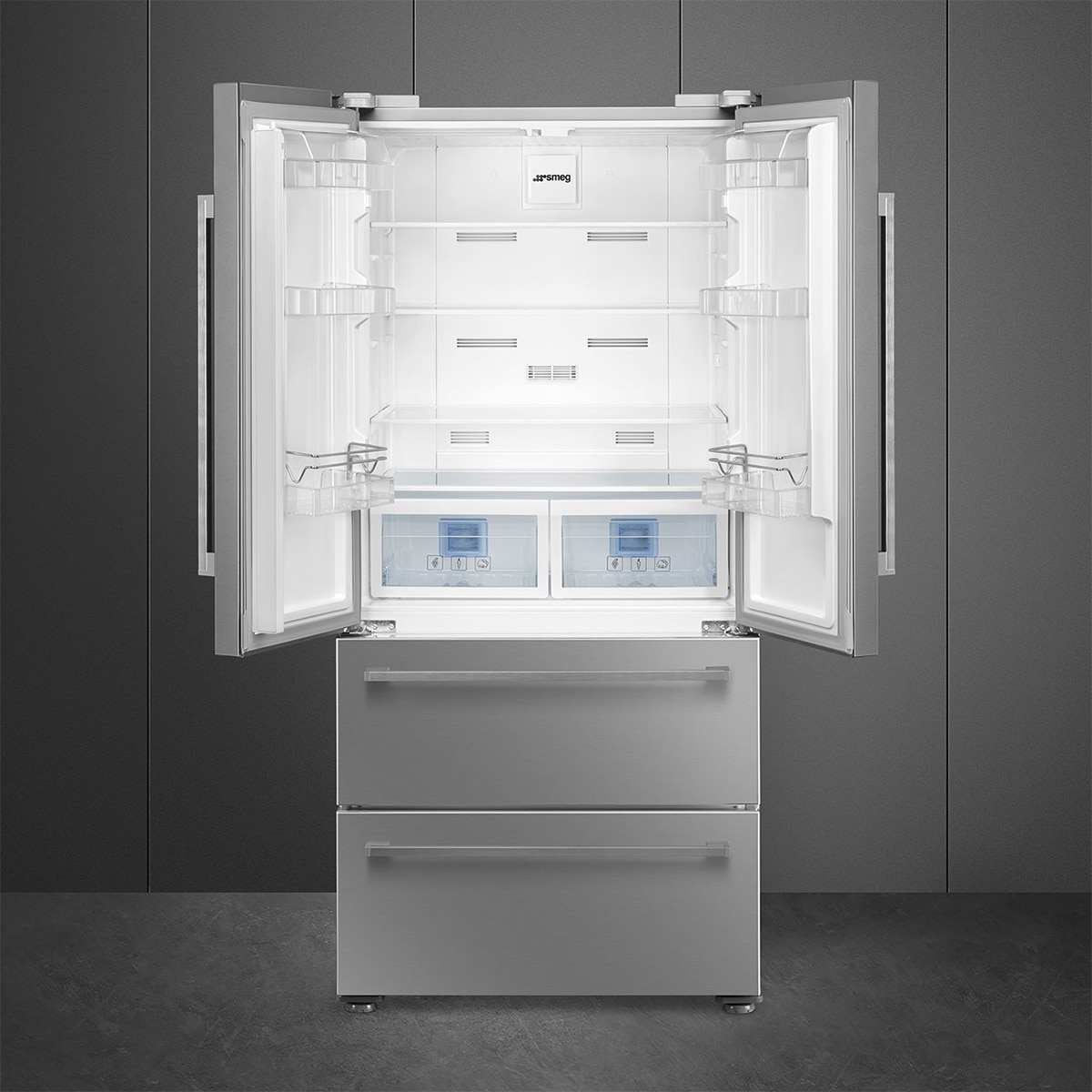 Frigorífico Americano Smeg, 4 puertas, No Frost, 539 litros, Look Inox - FQ55FXDE LookInox-6