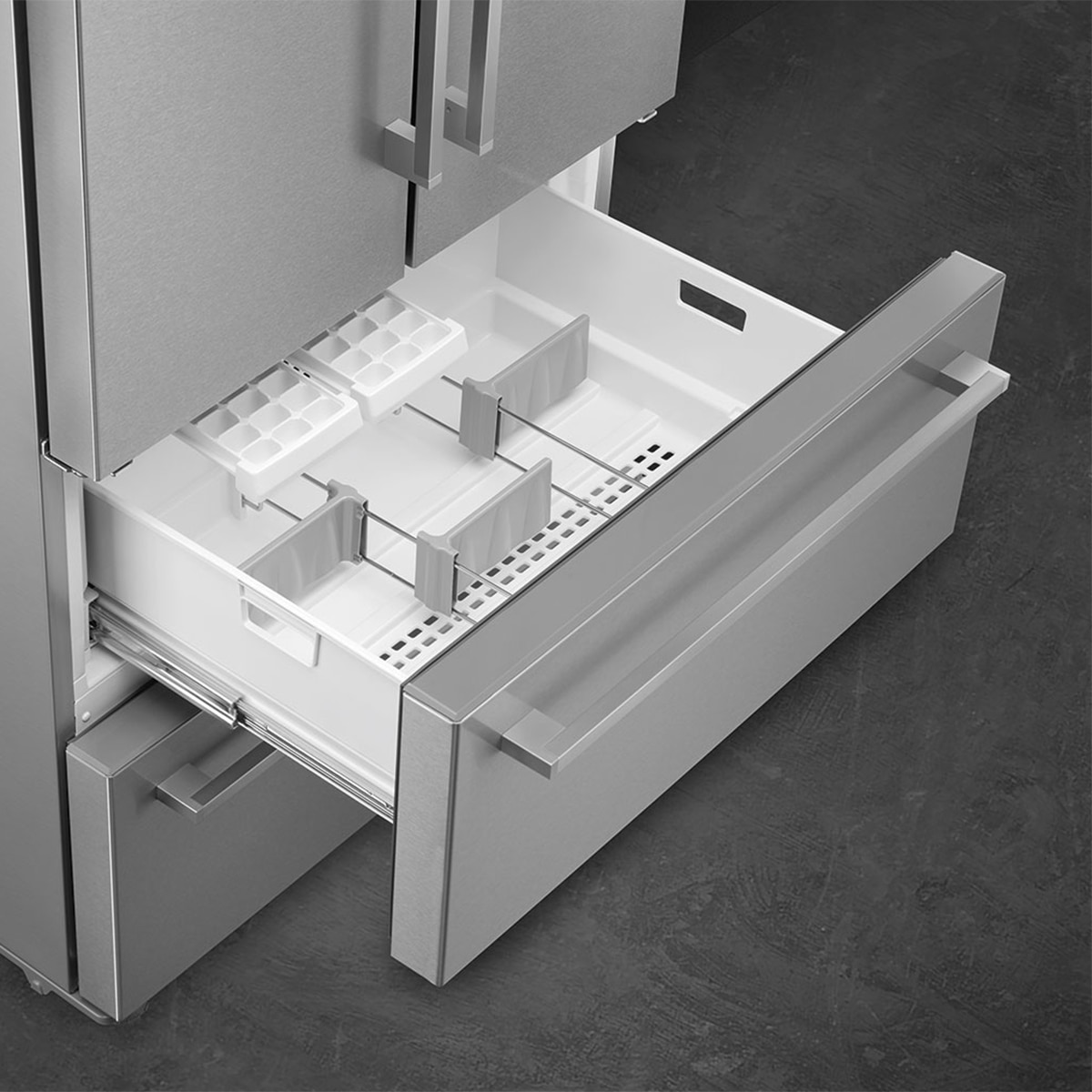 Frigorífico Americano Smeg, 4 puertas, No Frost, 539 litros, Look Inox - FQ55FXDE LookInox-10