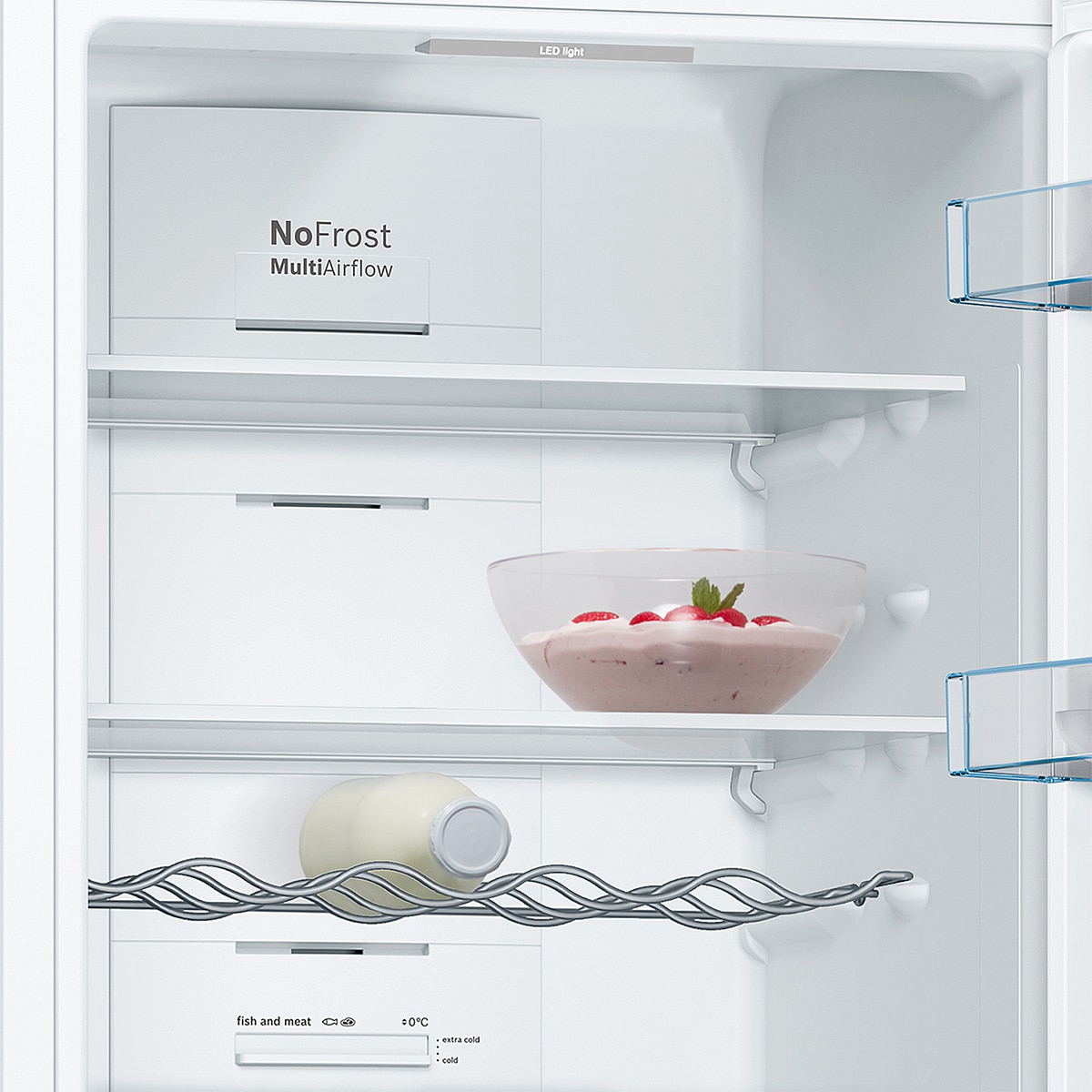 Frigorífico Combi Bosch, Serie 4, Total NoFrost - KGN362WED Blanco-4