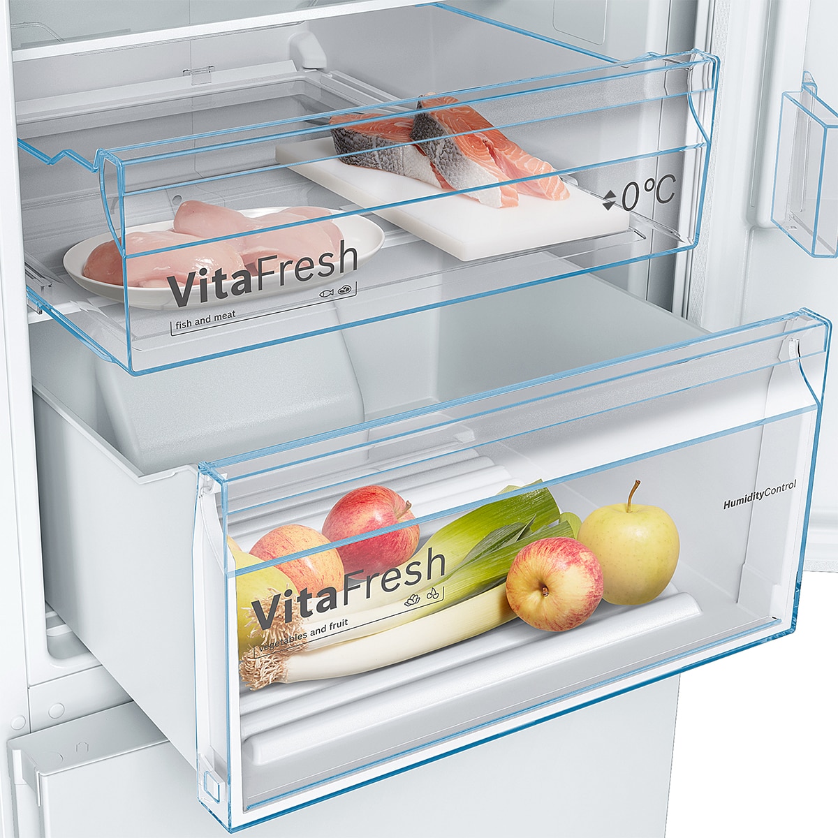 Frigorífico Combi Bosch, Serie 4, Total NoFrost - KGN362WED Blanco-5
