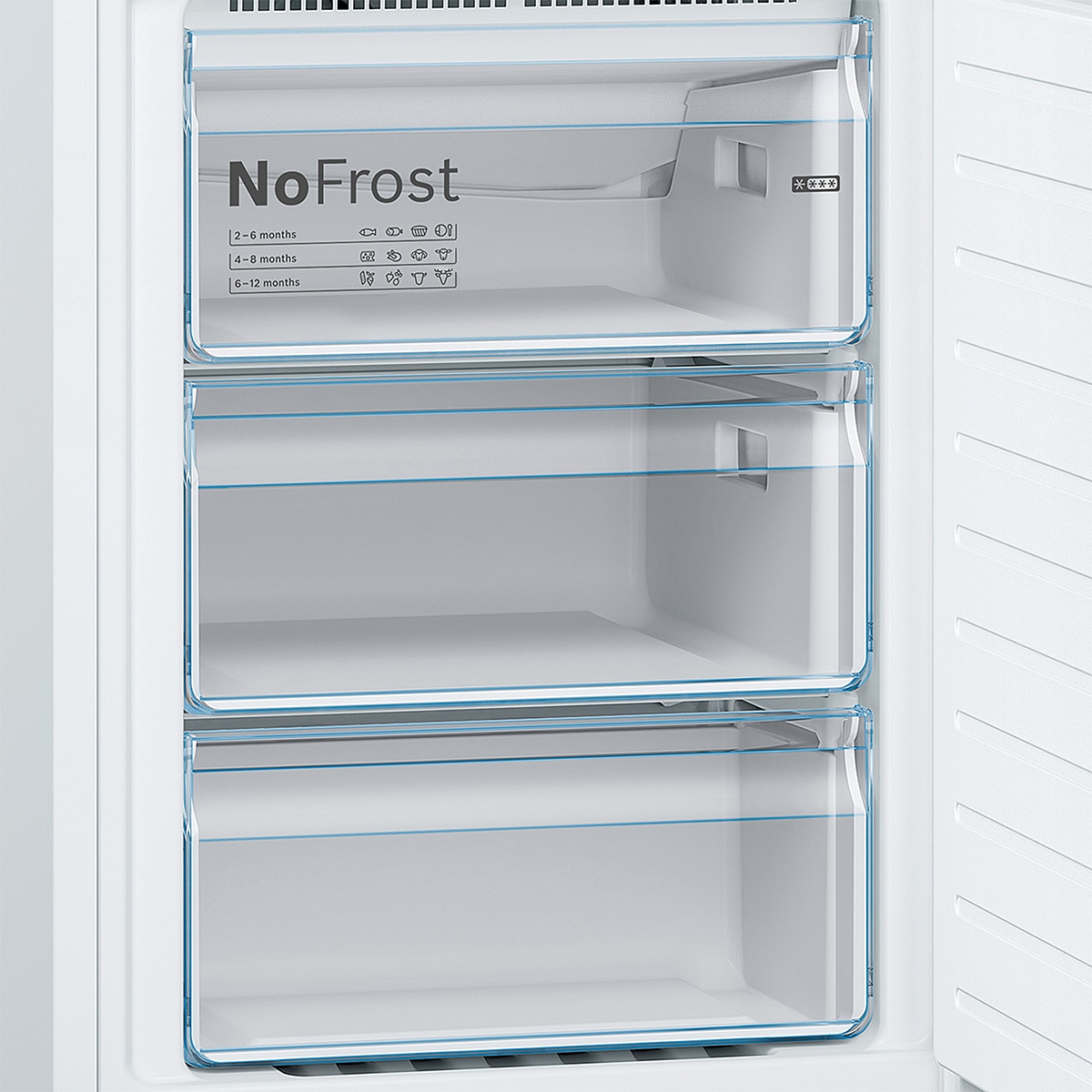 Frigorífico Combi Bosch, Serie 4, Total NoFrost - KGN362WED Blanco-6