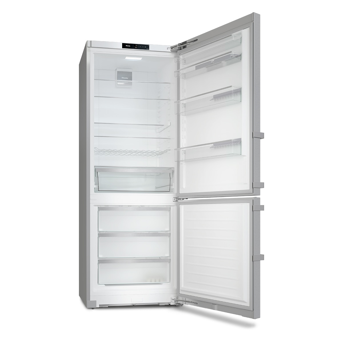 Frigorífico Combinado Miele DailyFresh KFN 4796 AD de 201,5 cm - Inox CleanSteel Aço inoxidável-2