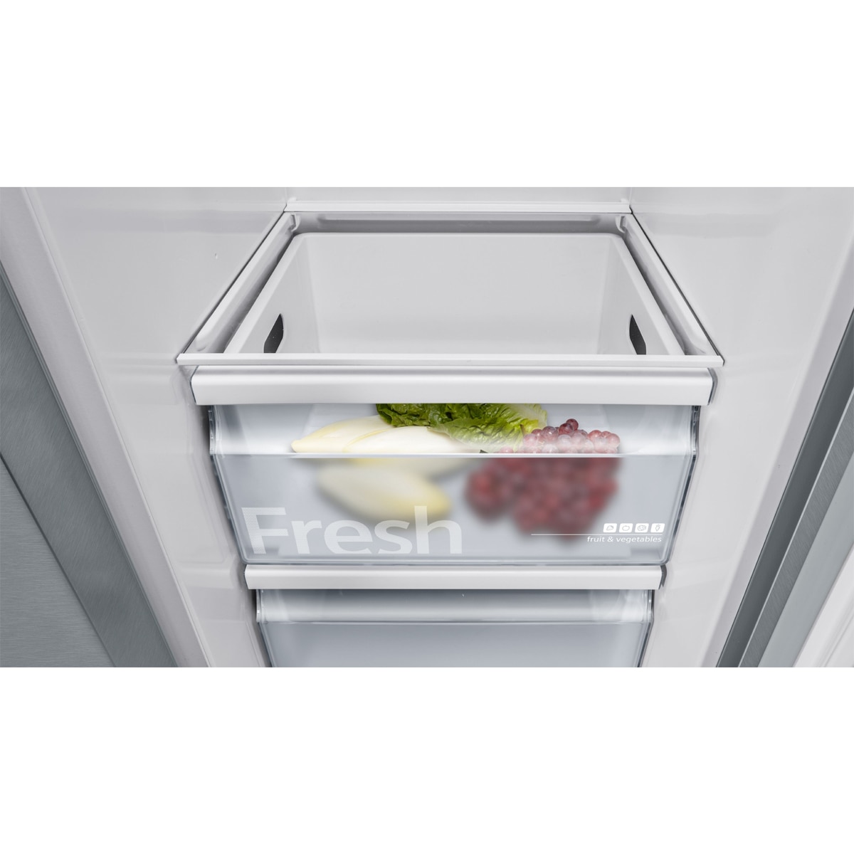 Frigorífico Americano Siemens, iQ500, Total noFrost, Dispensador de agua y hielo - KA93GAIDP Acero antihuellas-5