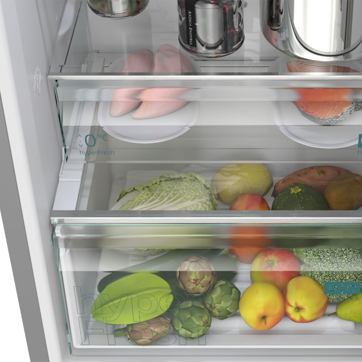 Frigorífico Combi Siemens, iQ300, Total noFrost  KG39NVIDG Acero antihuellas-7