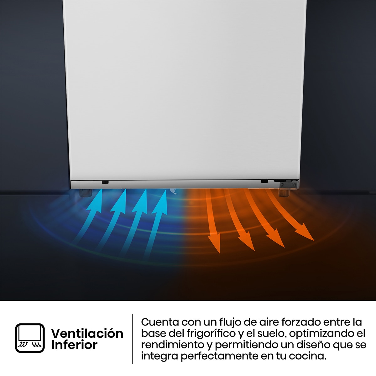 Frigorífico combi Hisense 2 puertas Total No Frost, Kitchen Fit - RB3K330SAWD Blanco-8